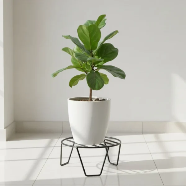 stainless steel plant stand with wheels heavy duty metal pot holder rust proof garden trolley lockable caster wheels indoor outdoor balcony planter rack movable flower stand gamla rack moisture resistant modern utility shelf rolling base caddy