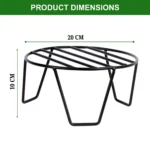 stainless steel plant stand with wheels heavy duty metal pot holder rust proof garden trolley lockable caster wheels indoor outdoor balcony planter rack movable flower stand gamla rack moisture resistant modern utility shelf rolling base caddy