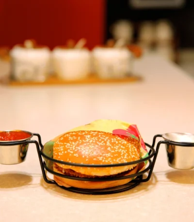 Premium Stainless Steel Round Burger Basket