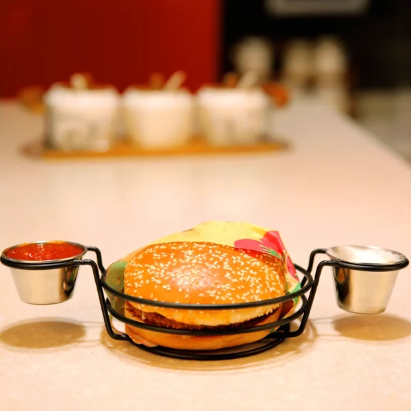 Premium Stainless Steel Round Burger Basket