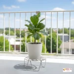 stainless steel plant stand with wheels heavy duty metal pot holder rust proof garden trolley lockable caster wheels indoor outdoor balcony planter rack movable flower stand gamla rack moisture resistant modern utility shelf rolling base caddy