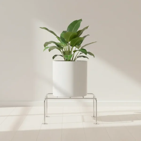 Plant Stand, designed for both indoor and outdoor use. Made from premium anti-rust stainless steel, this heavy-duty plant stand offers superior strength and long-lasting durability compared to ordinary metal stands.