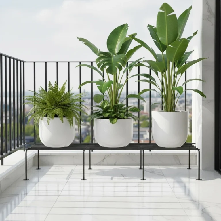 plant stand heavy duty anti rust flower pot stand for indoor living room balcony outdoor home decor modern metal plant stand for plants indoor outdoor balcony plants garden decor