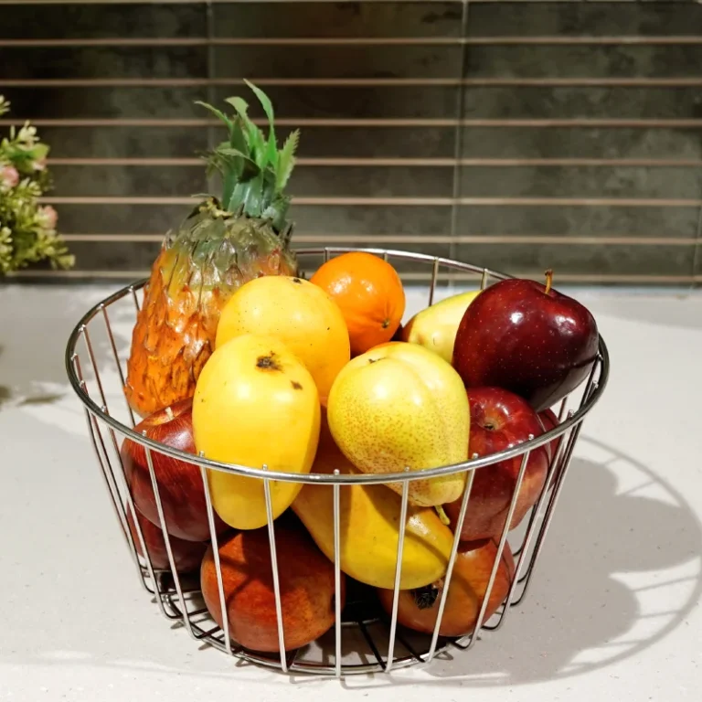 Rust-Resistant Stainless Steel Fruit Basket