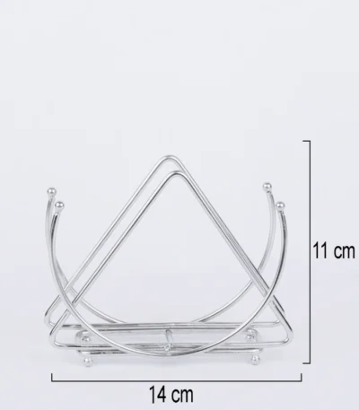 Triangle-shaped tissue paper holder