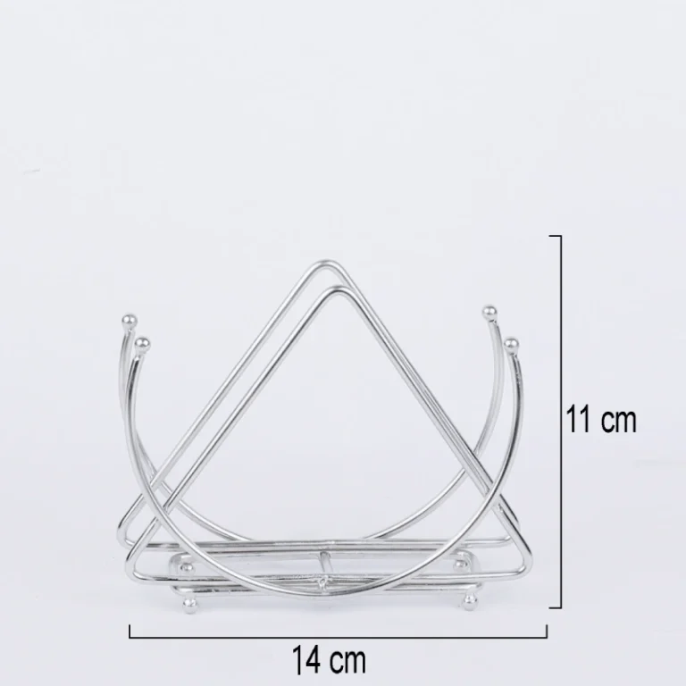 Triangle-shaped tissue paper holder