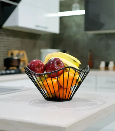 Modern Stainless Steel Fruit Basket