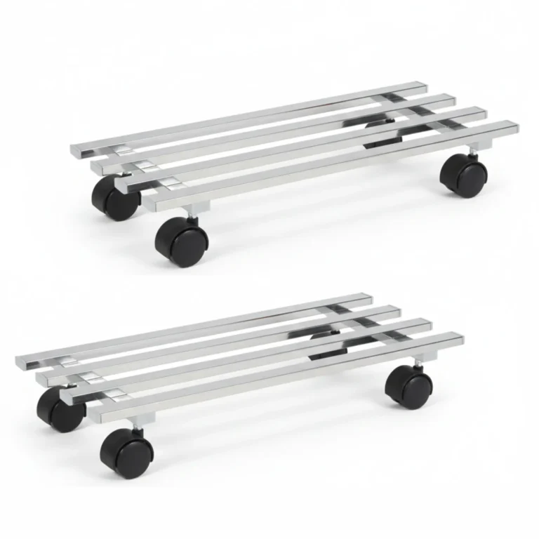 plant stand heavy duty stainless steel indoor outdoor for balcony plant stand, flower pot stand, planter stand, living room metal plant stand,